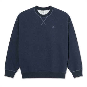 Polar Skate Co Frankie Crewneck Navy Melange